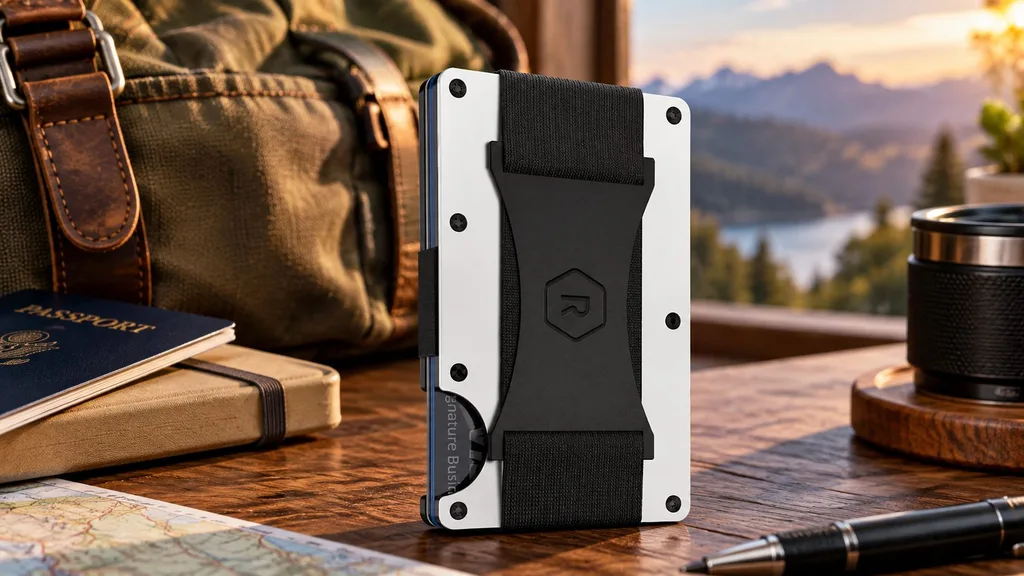 Ridge minimalist wallet as a useful birthday gift for Dad