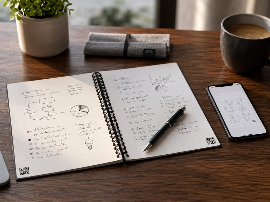 Rocketbook Core reusable smart notebook unique gift for her