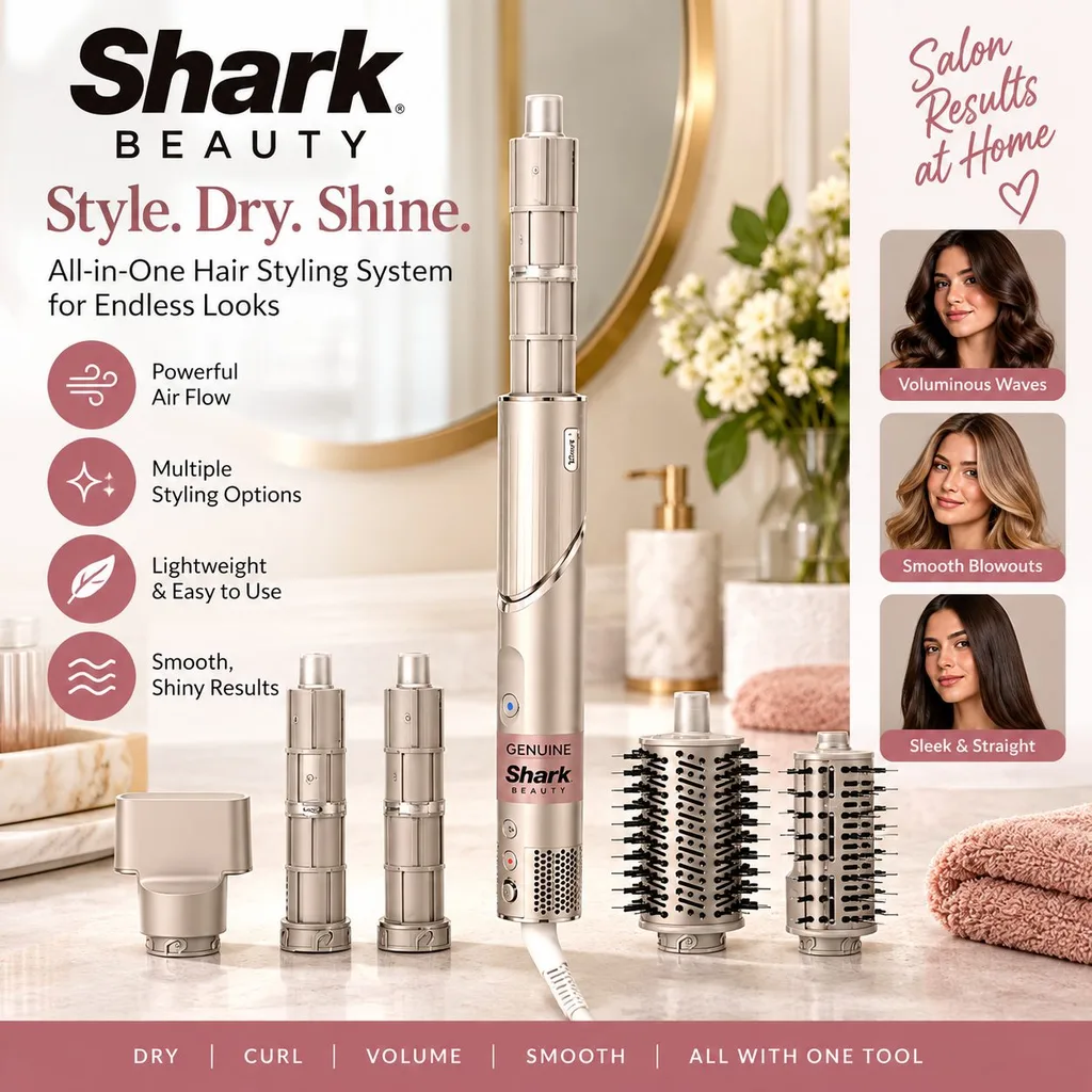 Shark FlexStyle air styling system as a thoughtful beauty gift for Mom