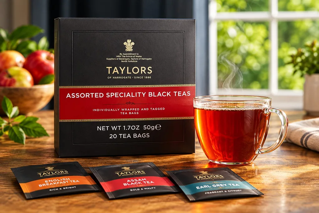 Taylors of Harrogate assorted tea sampler as a gift for Mom under $25