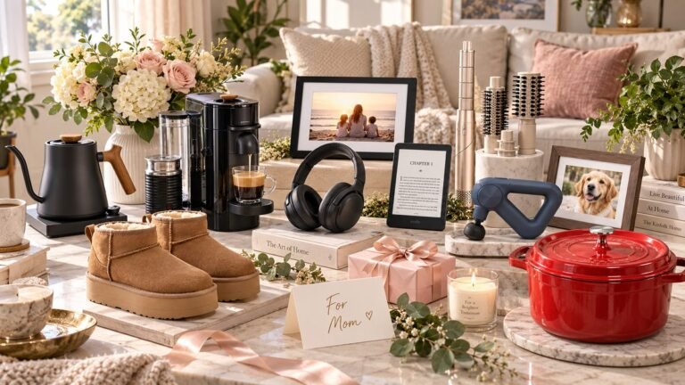 Thoughtful gifts for Mom $100 to $200 including premium tech, wellness, beauty, and home gifts