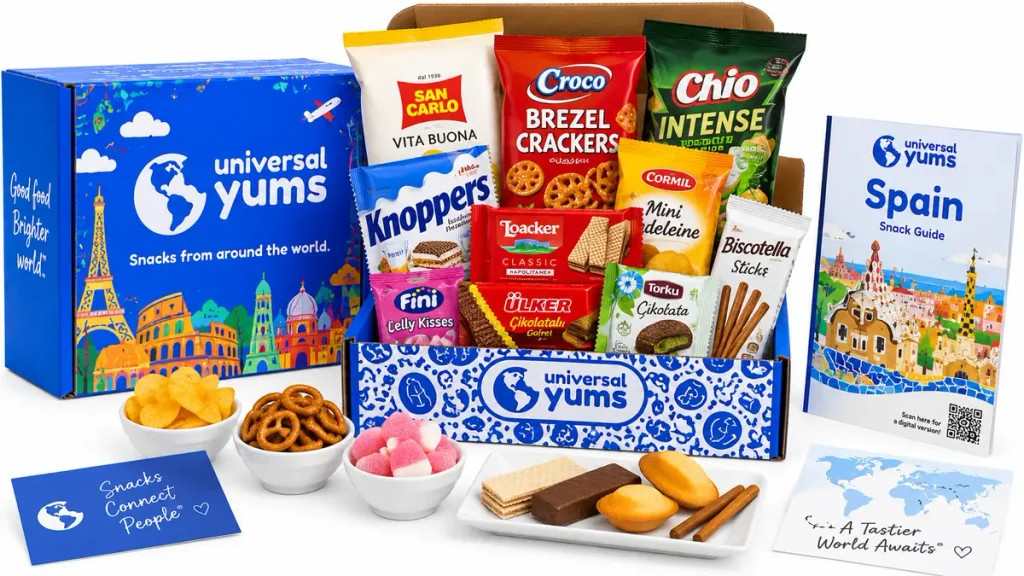 Turkish Munchies international snack box anniversary gift for Mom and Dad