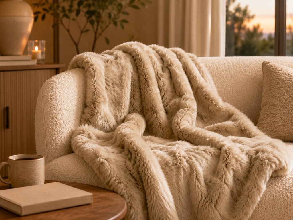UGG Adalee faux fur throw gift for her