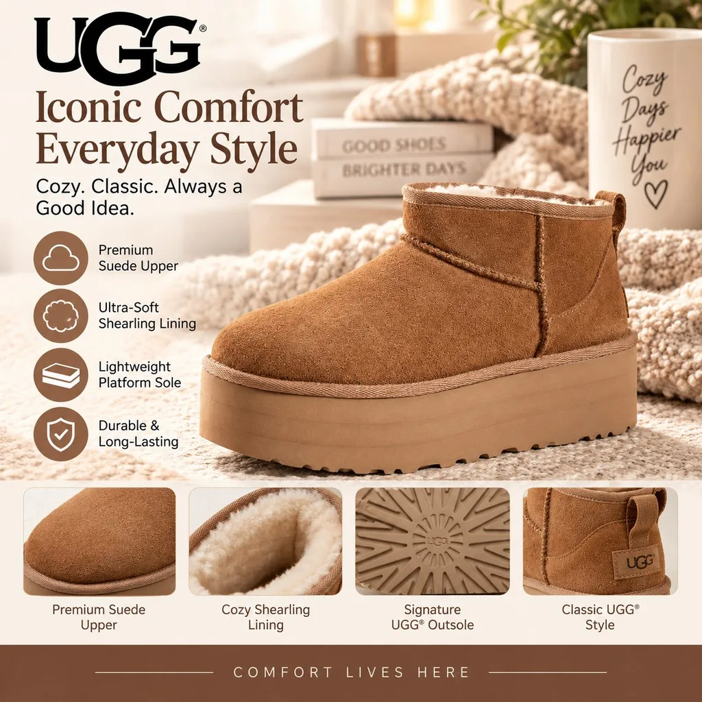 UGG Classic Ultra Mini Platform boots as a thoughtful gift for Mom $100 to $200