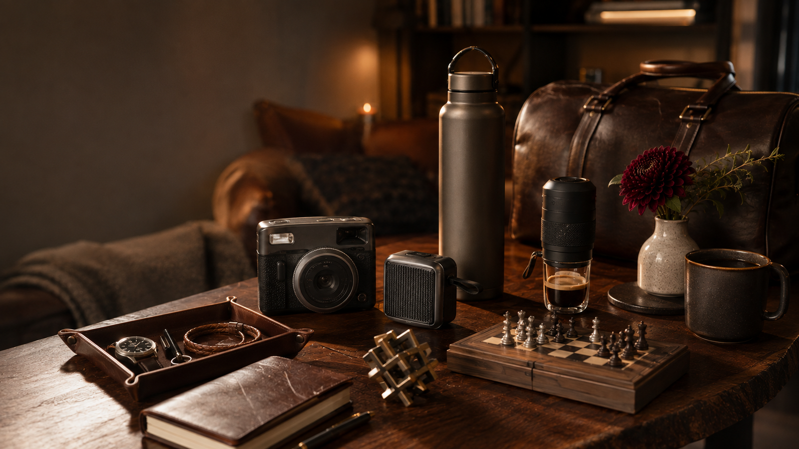 Unique gifts for him featuring thoughtful tech, lifestyle, hobby, and everyday gift ideas