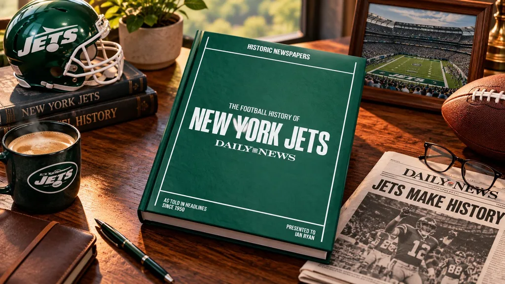 Custom football book Christmas gift for a football-loving Dad