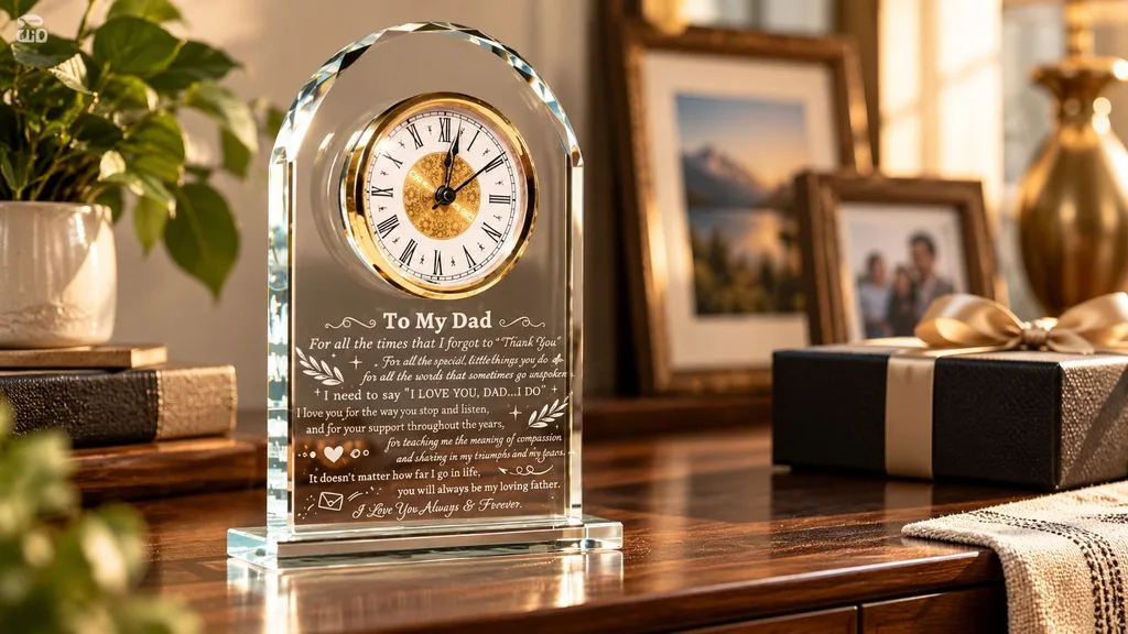 Personalized Dad gift box and engraved gift set for Christmas